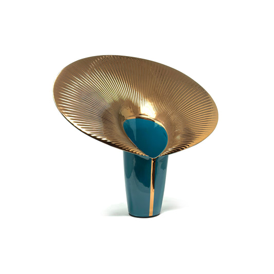 Fusca Blue Vase Large