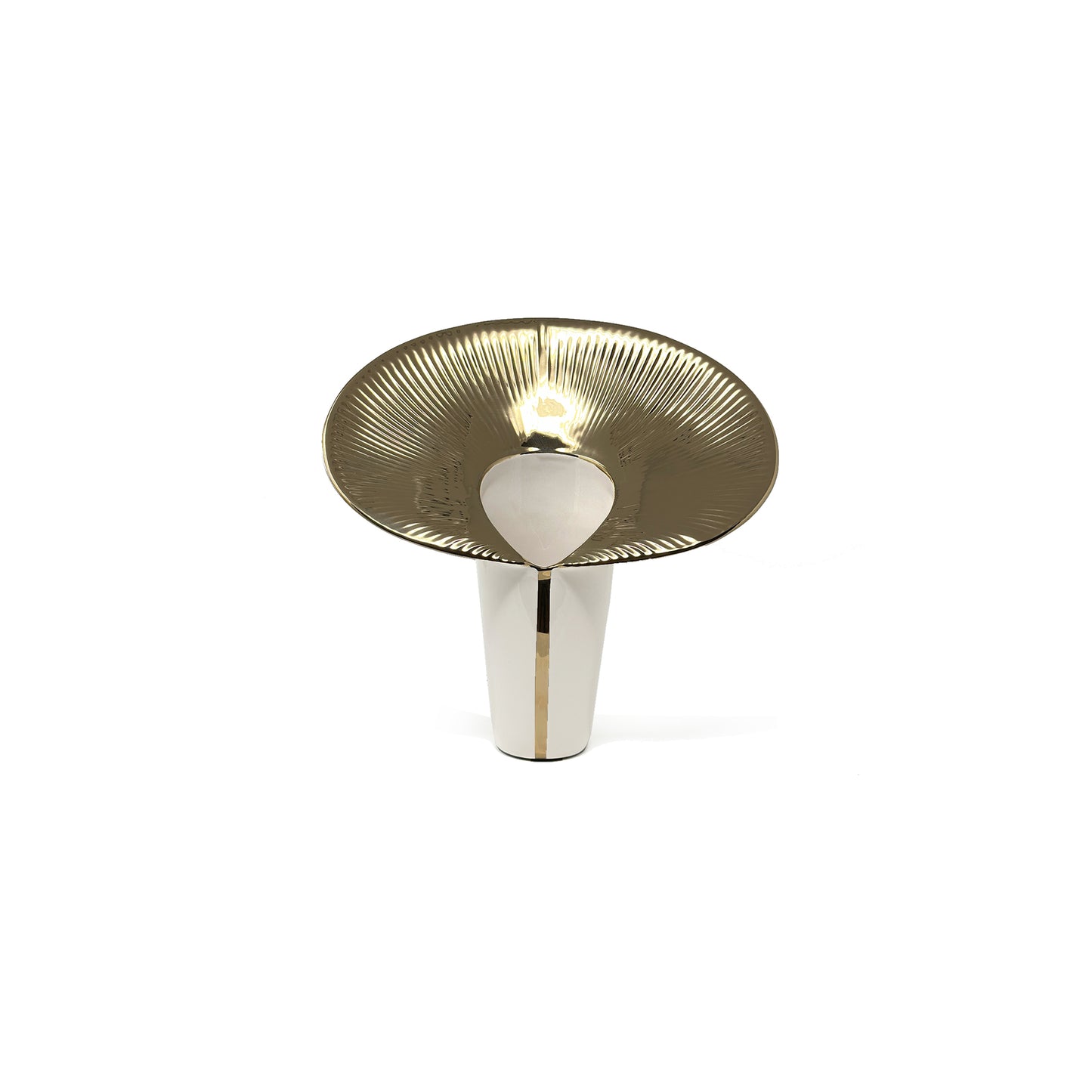 Fusca White Vase Small