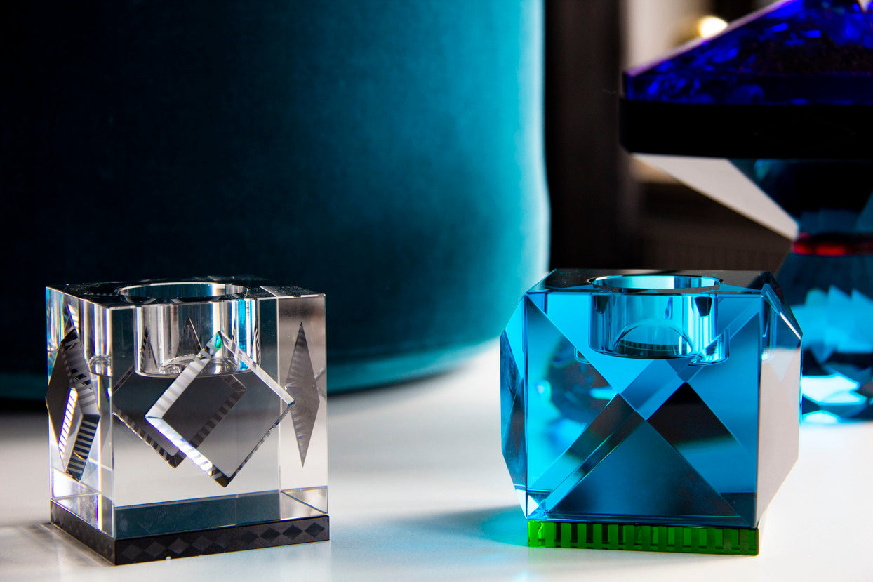 Ophelia Tealight Holder Blue