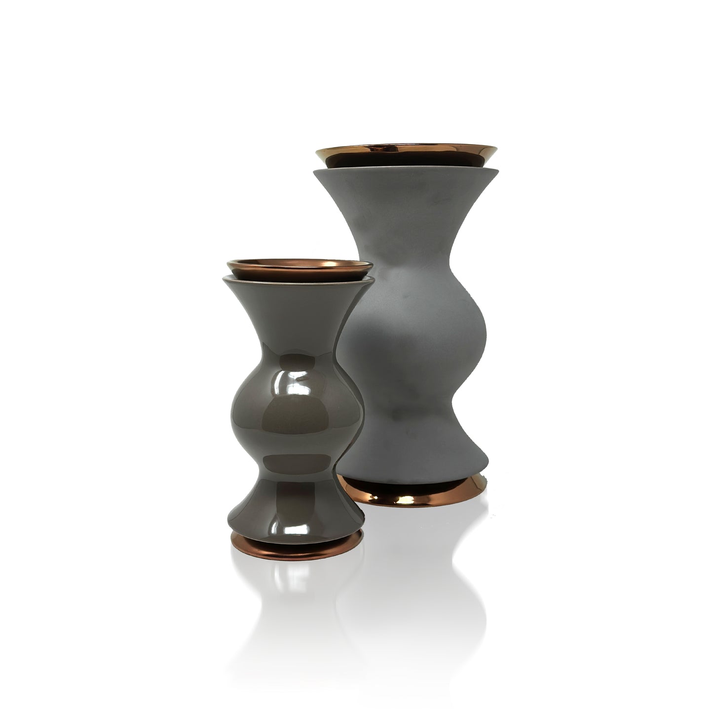 Pomina Vase - Large Mud Brown