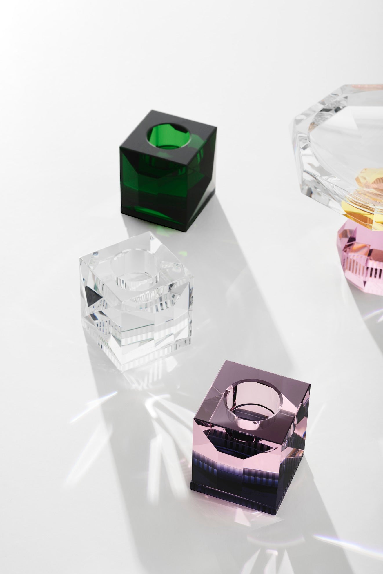Ophelia Tealight Holder Clear