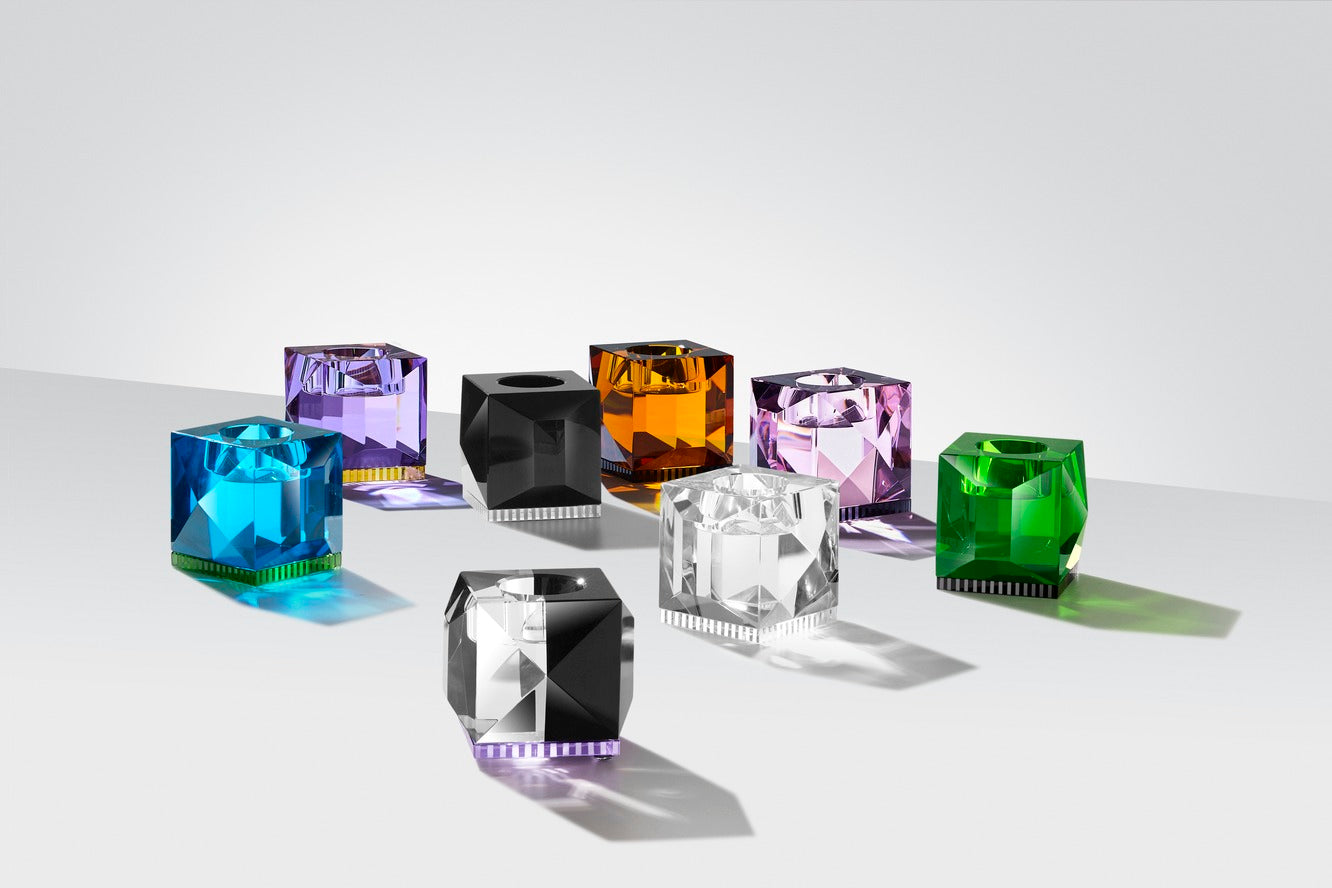 Ophelia Tealight Holder Green | Black