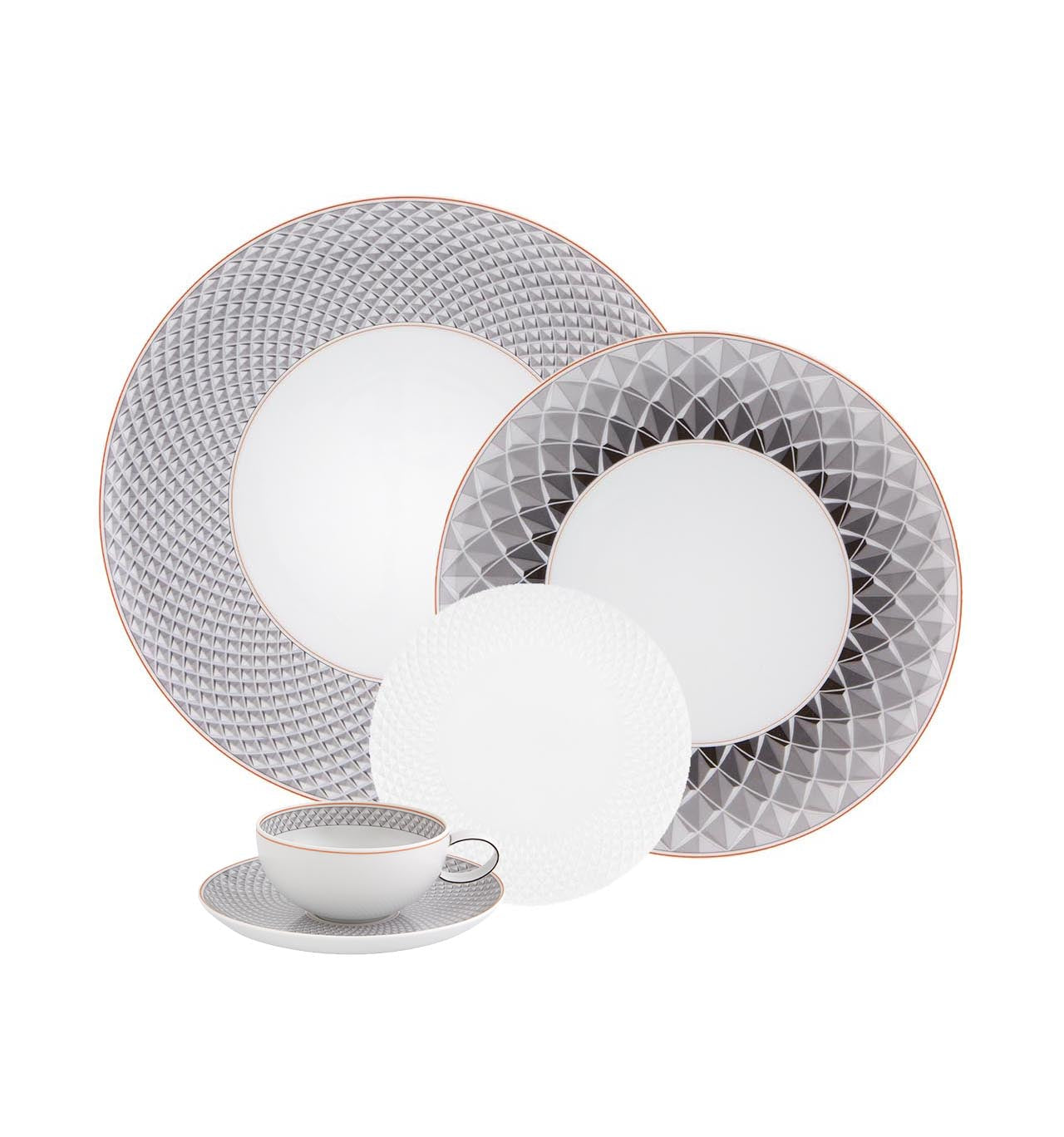 Vista Alegre Collection Carrara, tea cup and saucer, Newformsdesign, Plates and dinner services