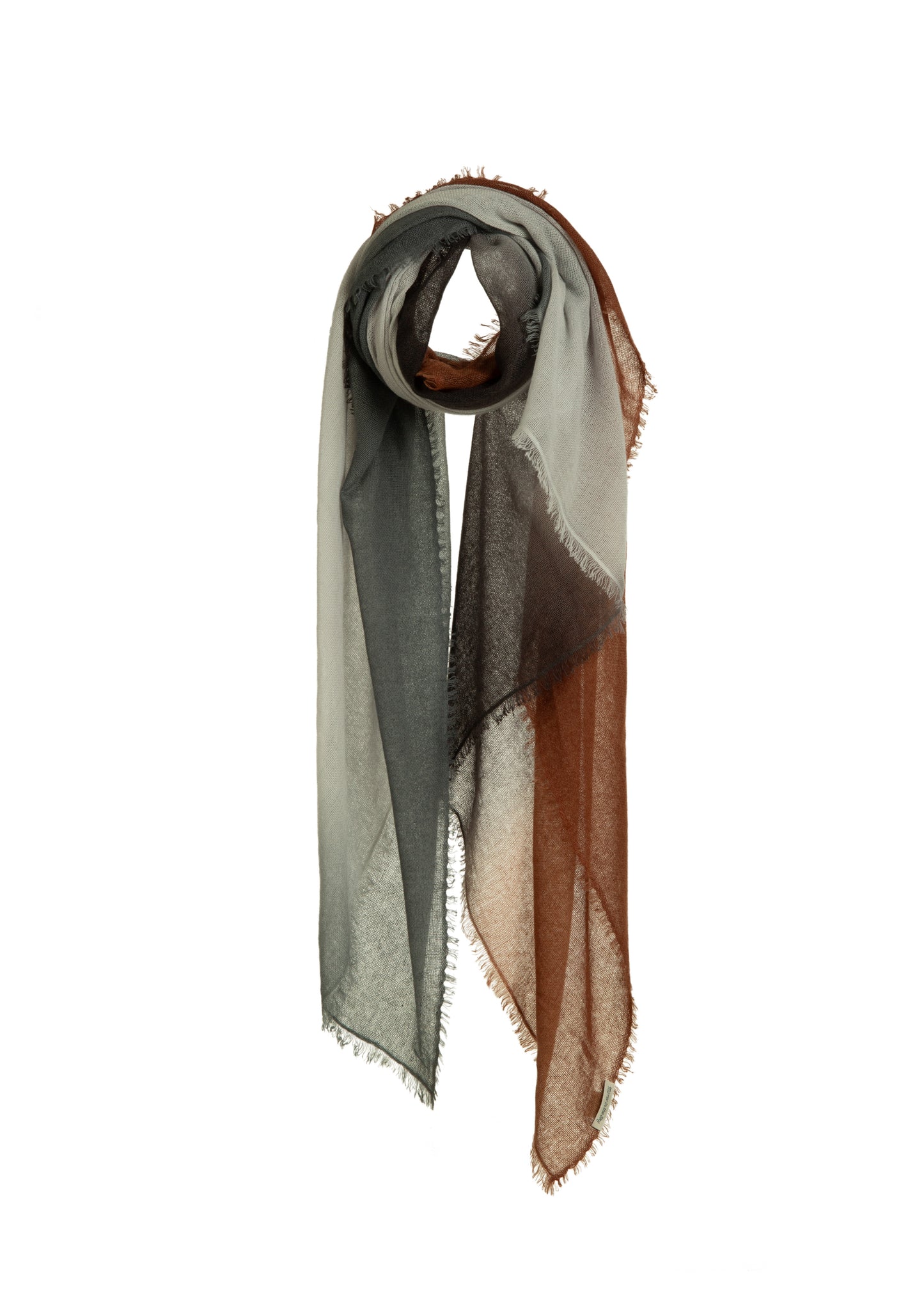 Soho Baby Cashmere Shawl - Browns & Greys