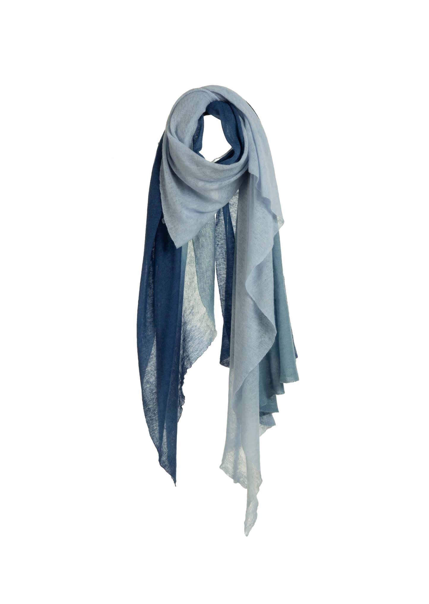 Cloud Knitted Shawl - Blue