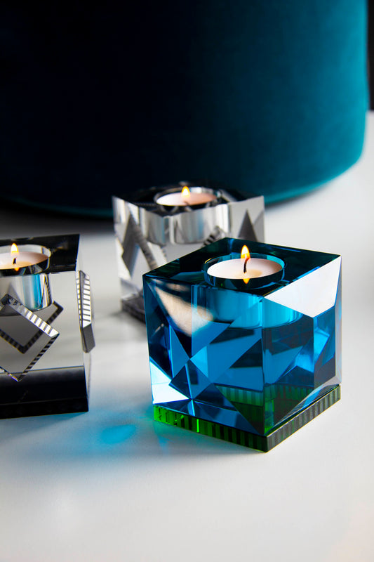 Ophelia Tealight Holder Blue